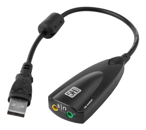 Imagen 1 de 10 de Placa De Sonido Usb Externa Audio 7.1 Pc Windows Mac Cuo