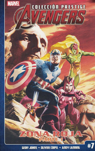 Avengers Prestige Vol 7 Zona Roja Parte 1, De Johns, Geoff. Editorial Ovni Press, Tapa Tapa Blanda En Español