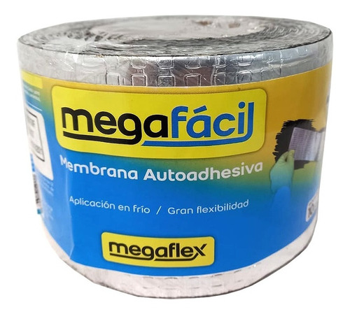 Membrana Asfáltica Adhesiva Megafácil Megaflex 10x10 Sibaco