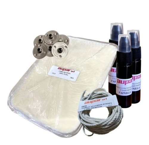 Imagen 1 de 10 de Kit Soja X 6 Kilos +insumos+ 6 Fragancias Super Concentrada.