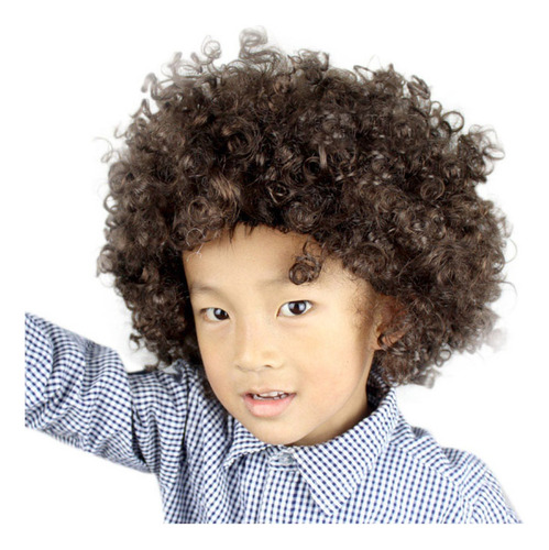 Fanático De Fútbol For Niños Con Pelo De Payaso Afro, Diver