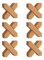 Comprar 6 Piezas Bloques De Forma Cruzada Bloques De Construcción