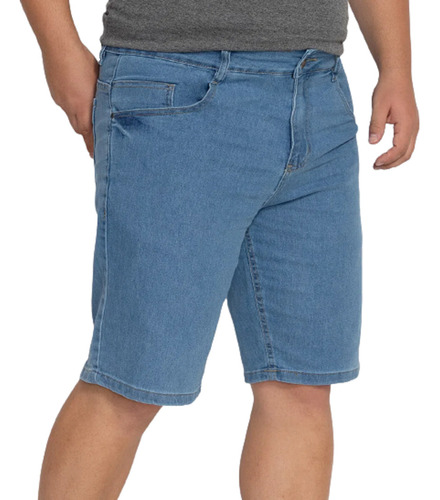 Bermuda Masculina Jeans Com Lycra Plus Size Tamanho Grande Envio Imediato Perfeita Ótimo Acabamento Promoção Lindas