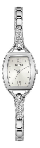 Guess, Tono Plateado, Uno, Reloj De Cuarzo