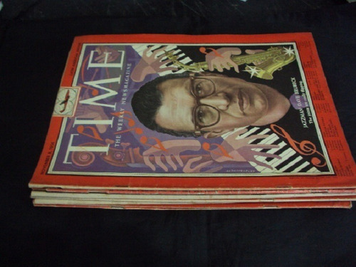 Lote De Revista Time (en Ingles) - Año 1954 - 9 Ejs 