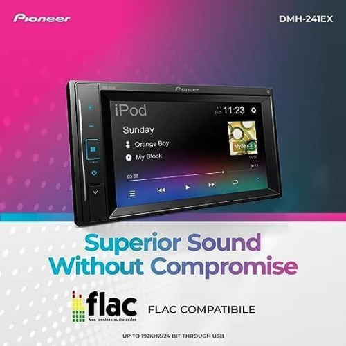 Receptor Multimedia Digital Pioneer Dmh-241ex, Pantalla Táct