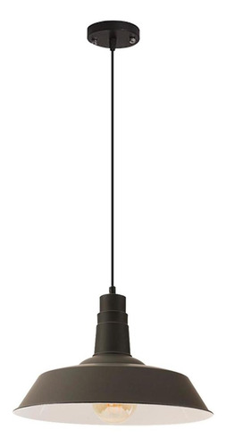 Lamparas Colgantes Leuk Xander Industrial Negro 1 Luz E27