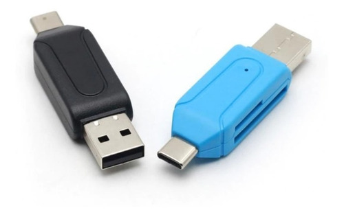 Imagen 6 de 10 de Lector Memoria Tarjeta Sd Y Micro Sd Otg Usb Tipo C / Usb