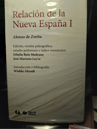 Relación De La Nueva España / 2 Tomos (Usado)