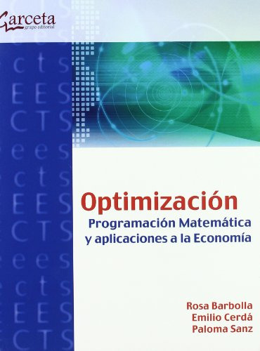 Libro Optimización De Rosa Barbolla Emilio Cerdá Tena Paloma