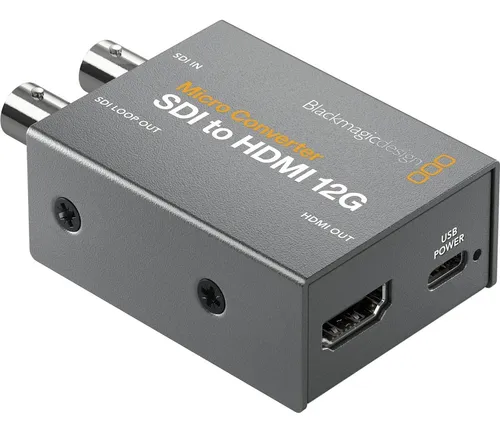 Blackmagic Design Micro Convertidor Sdi A Hdmi 12g Gris Bla.