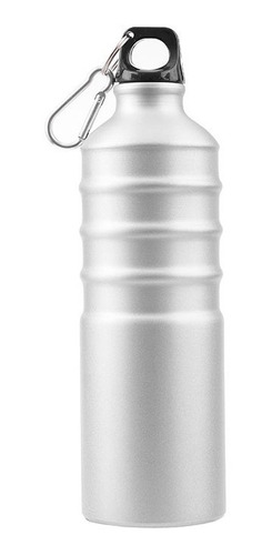Botella Deportiva Aluminio Reutilizable 750ml Con Mosqueton