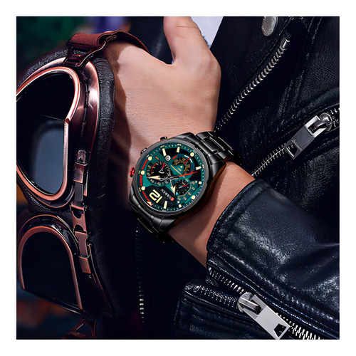 Reloj Para Hombre Curren 8395 8395 Negro