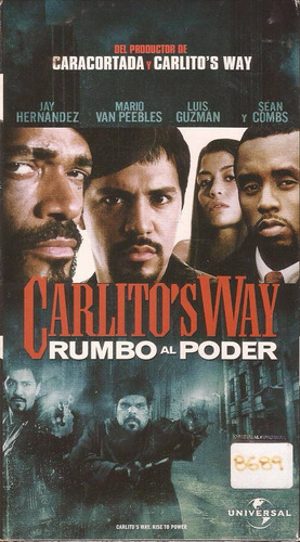 Carlito's Way Rumbo Al Poder Vhs Mario Van Peebles Jay Herna