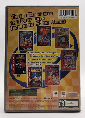 bomba dramático calcio Sonic Mega Collection Plus Xbox Clasico Platinum R G Gallery