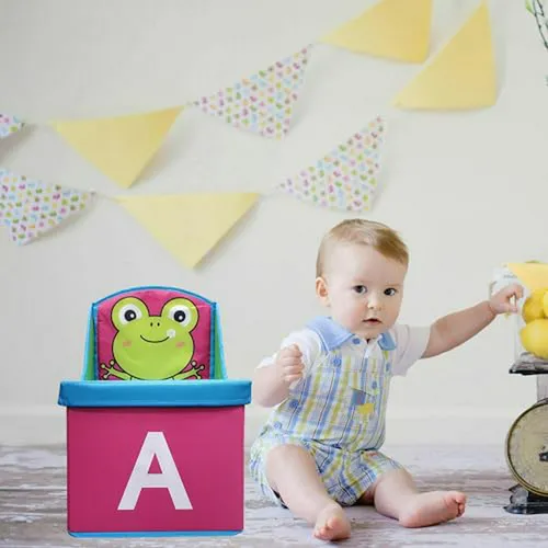 Caja De Almacenamiento 2 En 1 Para Juguetes Y Zapatos - Niño