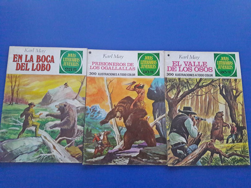 Coleccion  3 Revistas Comics Karl May - Aventuras Cazadores