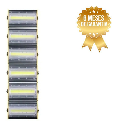 Refletor Led 600w Holofote Branco Frio Ip68 Linear Torre Top Cor da carcaça Cinza Cor da luz Branco-frio 110V/220V