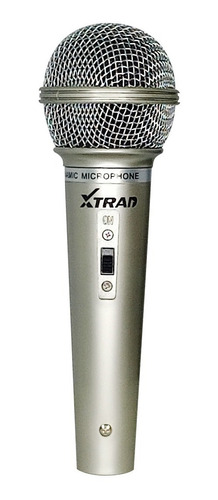 Microfone Karaokê Profissional Dinâmico Com Fio P10 Ch0475