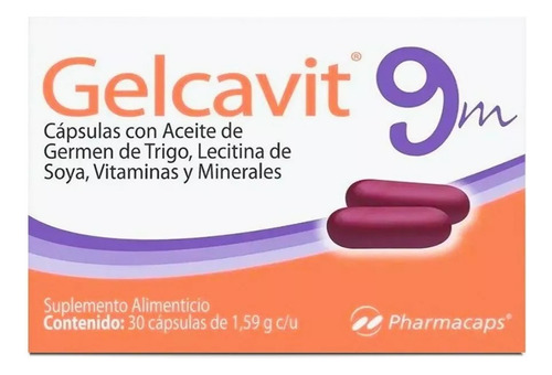 Gelcavit 9 Meses Con 30 Cápsulas Pharmacaps