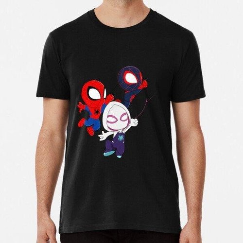 Remera Cartoon Spiders Ghost, Cute Baby Spidey Girl, Amazing