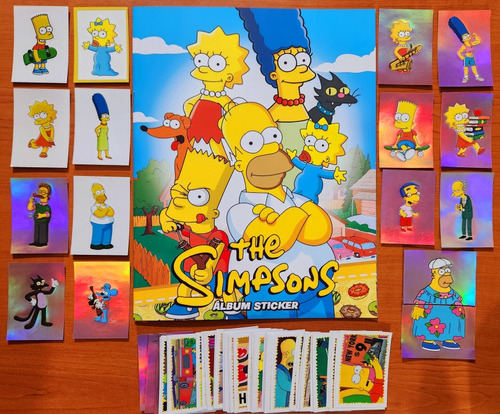 Album Los Simpsons Completo A Pegar + 4 Posters