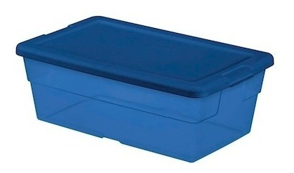 12 Caja Contenedor De Plástico Sterilite 5.7 Litros
