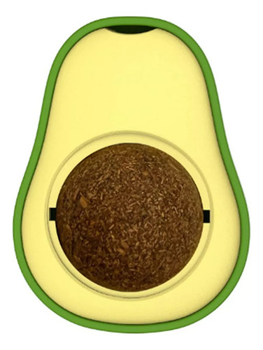 Juguete En Forma De Aguacate Y Bola Con Catnip Para Gato