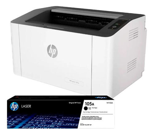 Impresora Hp Laser Jet 107 W Monocromatica Usb Wifi Toner