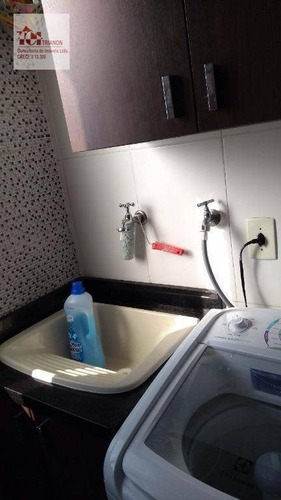 Apartamento Com 2 Dormitórios À Venda, 45 M² Por R$ 230.000,00 - Parque São Vicente - Mauá/sp - Ap3060