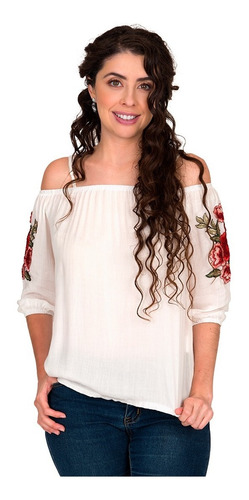 Blusa Campesina Moda Mujer V702