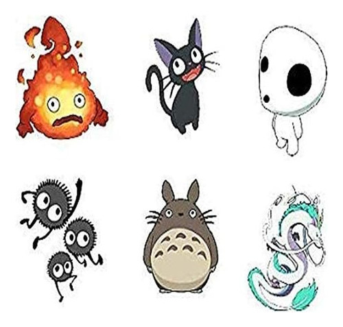 Studio Ghibli - Juego De Calcomanías Estampadas, Diseño De C