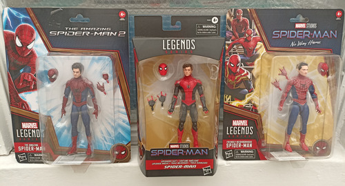 Marvel Legends Spider-man 3 Pack Nwh Andrew-tobey-holland