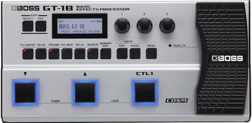 Boss Gt-1b Procesador De Efectos Para Bajo Incluye