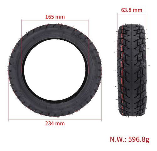 Pra Tubo De Pneu Sem Câmara De Ar Max 60/70-6.5 Para