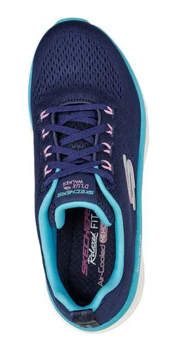 Tenis Mujer Skechers Dlux Walked Fresh - Azul