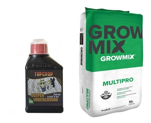 Sustrato Growmix Multipro 80lt Con Top Crop Under 250ml Grow