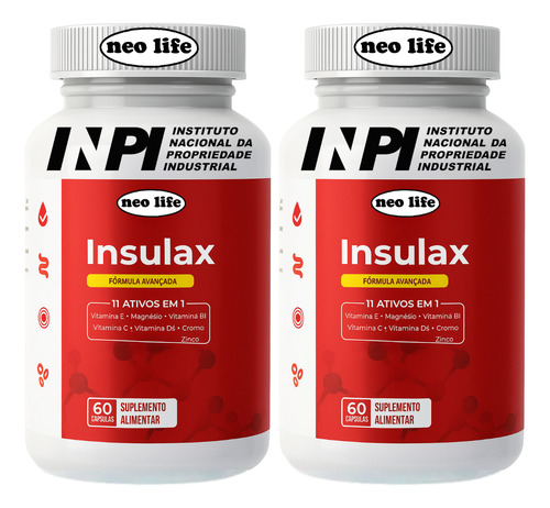 1 Insulax 60 Caps Original - Envio Hoje - Formula Oficial