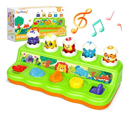 Duchong Interactive Pop Up Animals Eggs Toy With Music & Sou