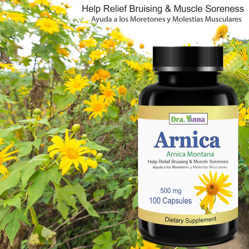 Arnica Calma Dolor Articulaciones Alivio Muscular Sin Sabor