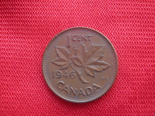 Canadá 1 Centavo 1946 Jorge Vi