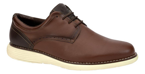 Zapato Casual Agujeta Schatz Sport 8002 Cafe Para Hombre