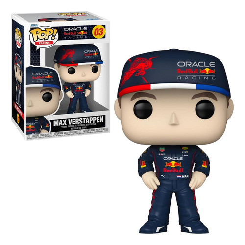Funko Pop Max Verstappen #03 Pop! Carreras de F1 y Red Bull Racing