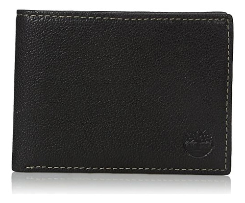 Timberland Mens Cuero Genuino Rfid Bloqueo Passcase Billeter