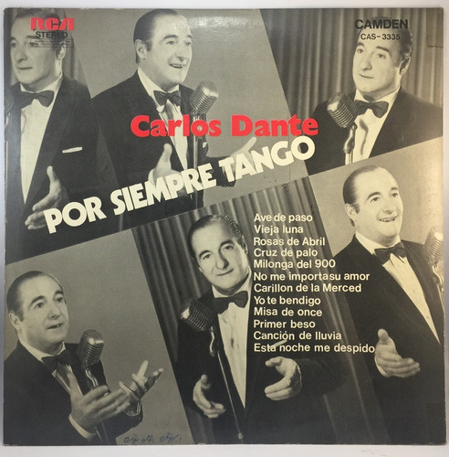 Carlos Dante - Por Siempre Tango - Vinilo - Lp