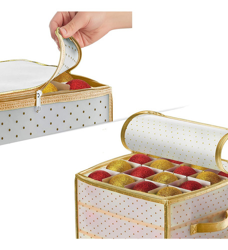 Caja De Almacenamiento Ornament Para Guardar 64 Bolas, Para