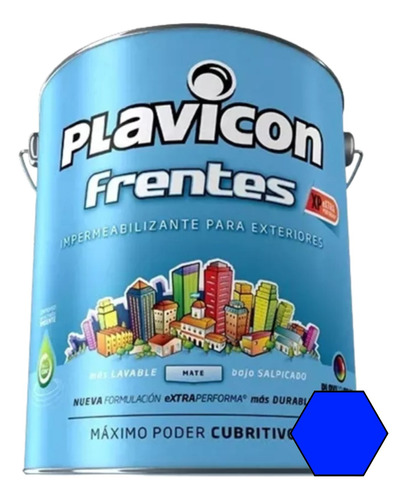 Pintura Latex Impermeable Exterior Plavicon Frentes X 5 Kg