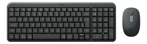 Combo Teclado E Mouse Sem Fio Logitech Mk250 Grafite