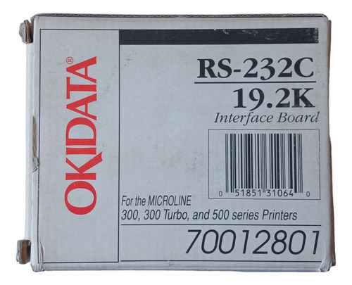 Tarjeta De Interfaz Oki Rs-232c 19,2 K Para La Impresora 