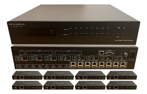 Hdbaset Matrix Switcher Hdmi Hdtv Enrutamiento Selector Home